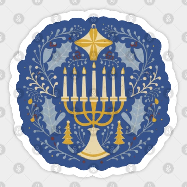 HANUKKAH Sticker by Imaginate